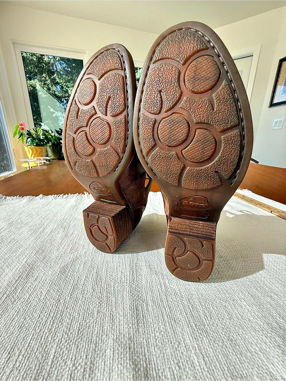 Born Leather Ankle Boots Brown - Picture 7 of 10